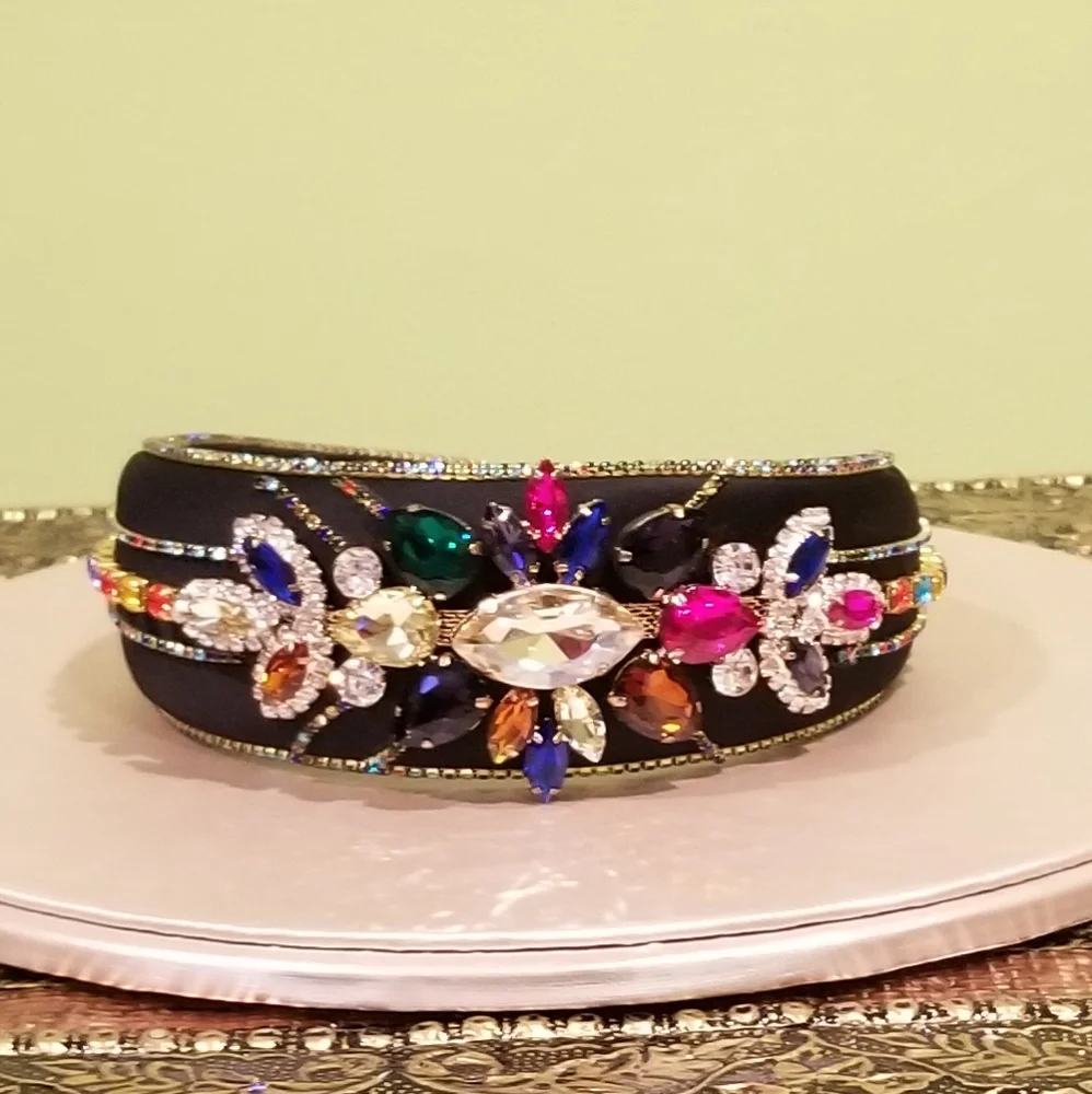 Multicolor Rhinestone Headband - Picture 1 of 5